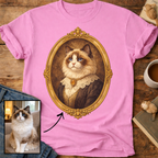 Victorian Heirloom Cat Portrait Personalized T-Shirt