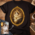 Victorian Heirloom Cat Portrait Personalized T-Shirt