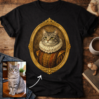 Renaissance Noble Cat Portrait Personalized T-Shirt