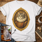 Renaissance Noble Cat Portrait Personalized T-Shirt