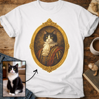 Noble Cat Aristocrat Portrait Personalized T-Shirt