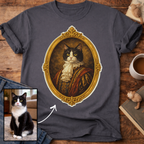Noble Cat Aristocrat Portrait Personalized T-Shirt