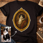 Noble Cat Aristocrat Portrait Personalized T-Shirt