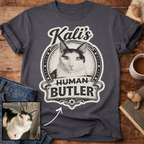 Cat's Human Butler Personalized Custom T-Shirt