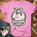 Cat's Human Butler Personalized Custom T-Shirt