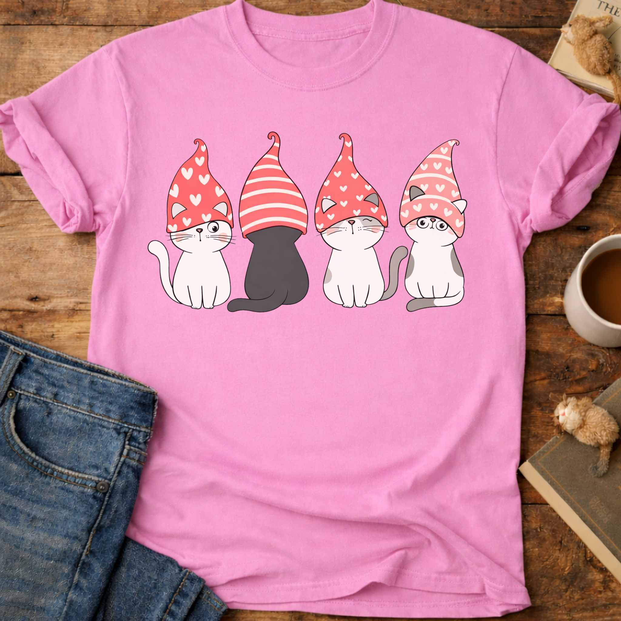 Valentine Cats T-Shirt