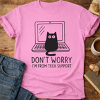 Tech Support Cat T-Shirt