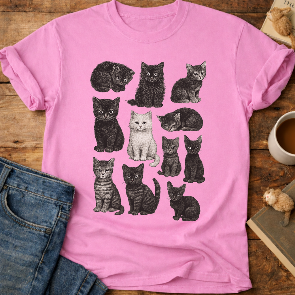 Cat Collage T-Shirt