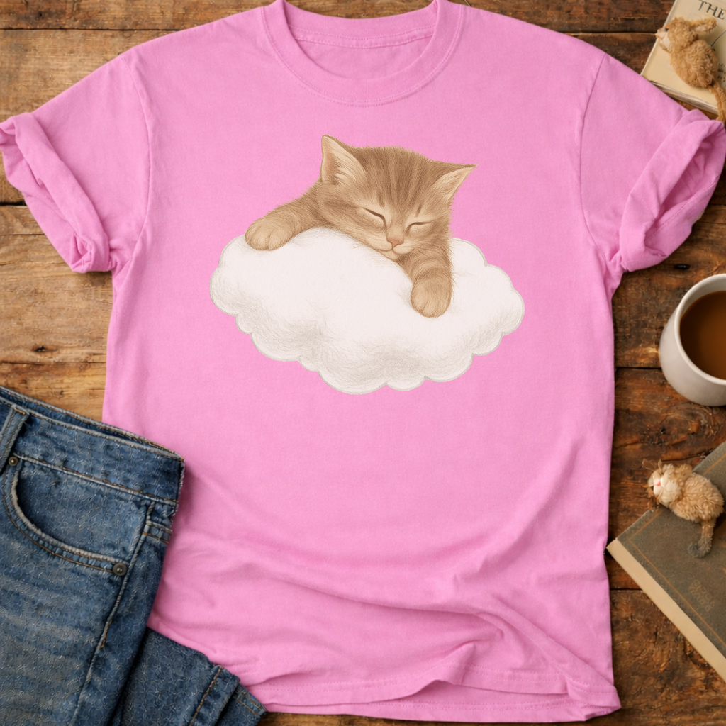 Cat on a Cloud T-Shirt