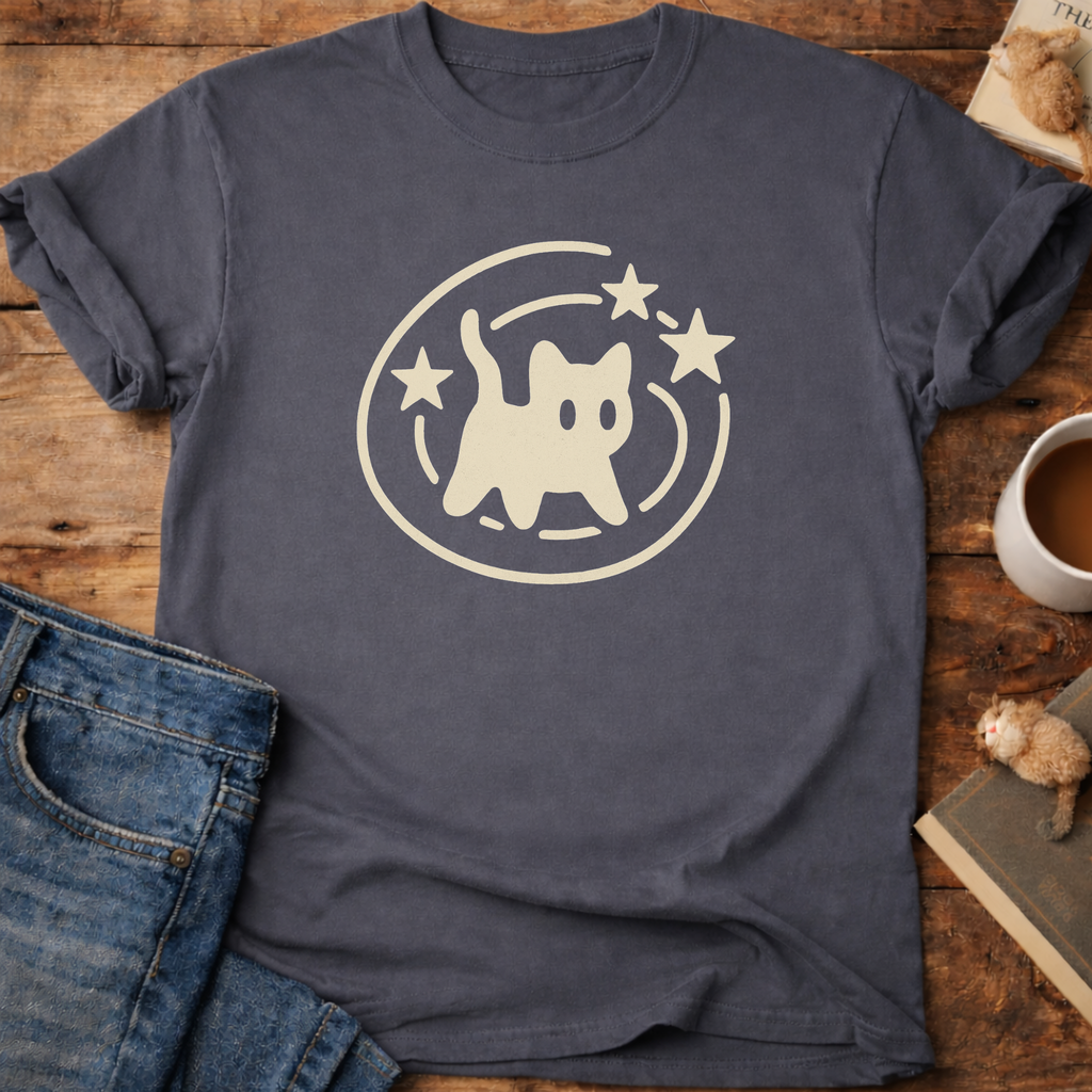 Retro Space Cat T-Shirt