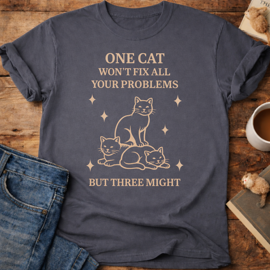 One Cat Won’t Fix It T-Shirt