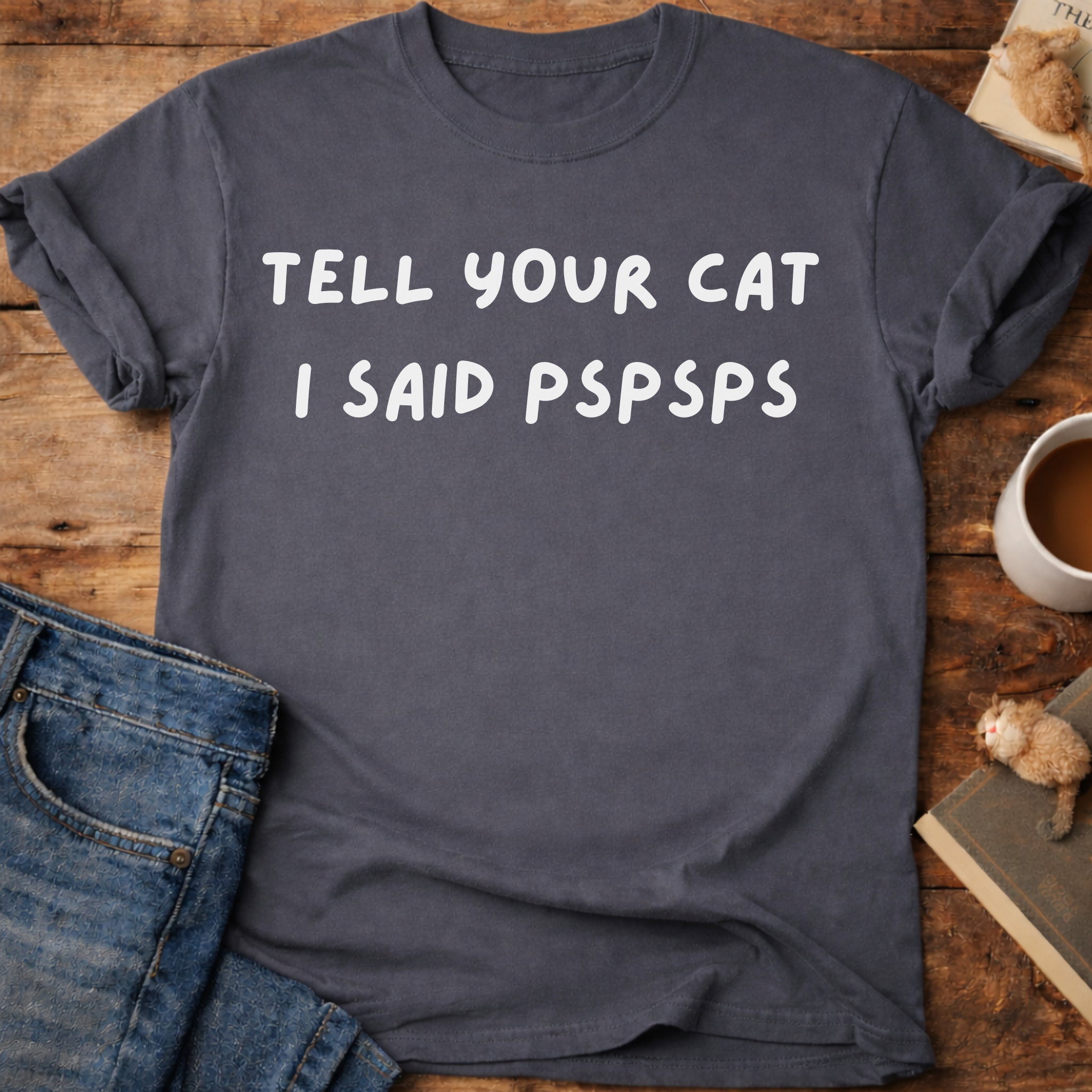 Psspss Cat T-Shirt