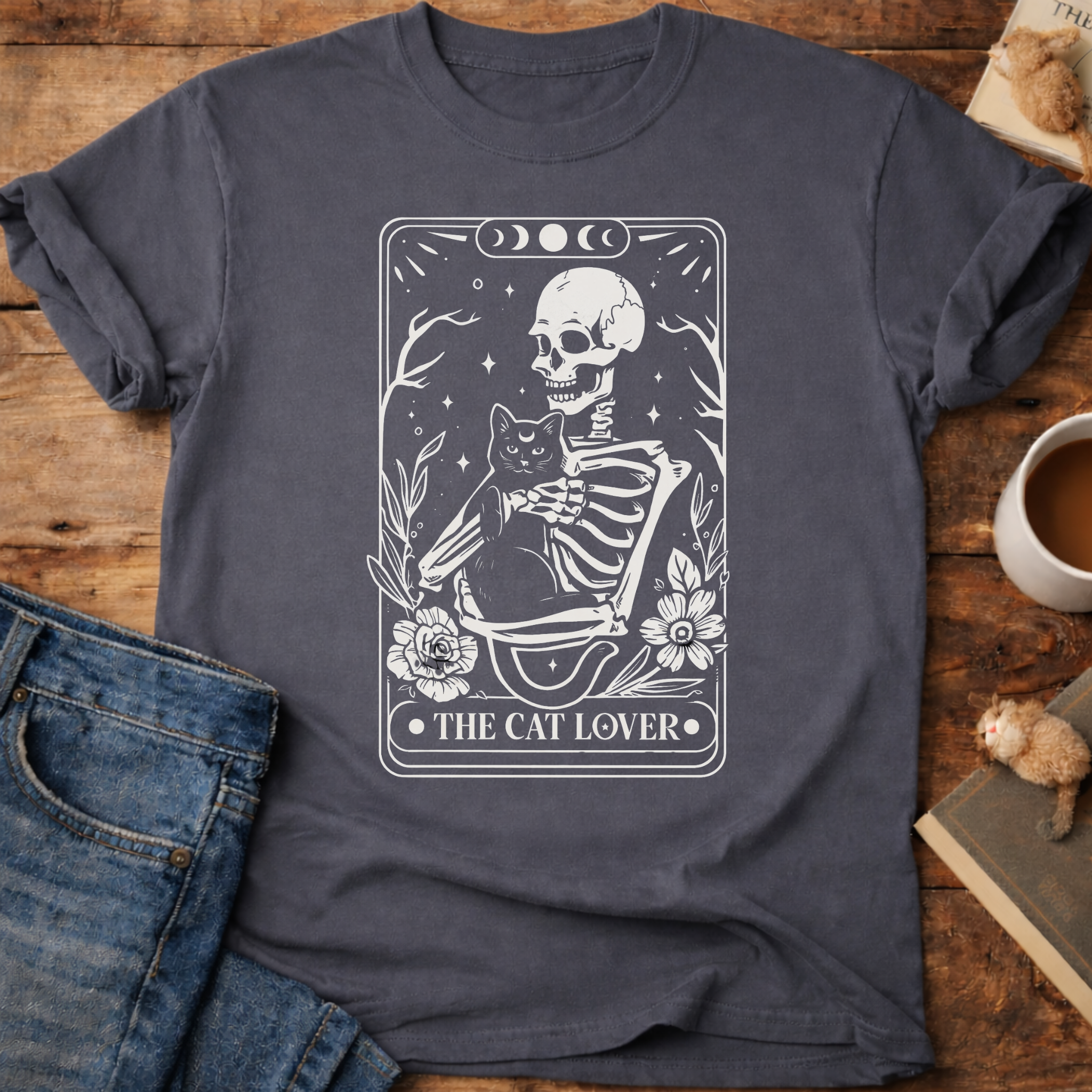 The Cat Lover Tarot Card T‑Shirt