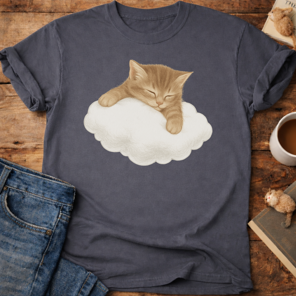 Cat on a Cloud T-Shirt