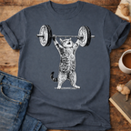 Weightlifter Cat T-Shirt