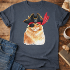 Pirate Ginger Cat T-Shirt