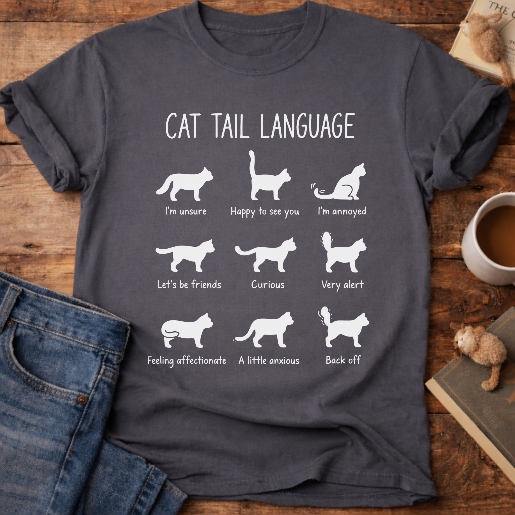 Cat Tail Language T-Shirt