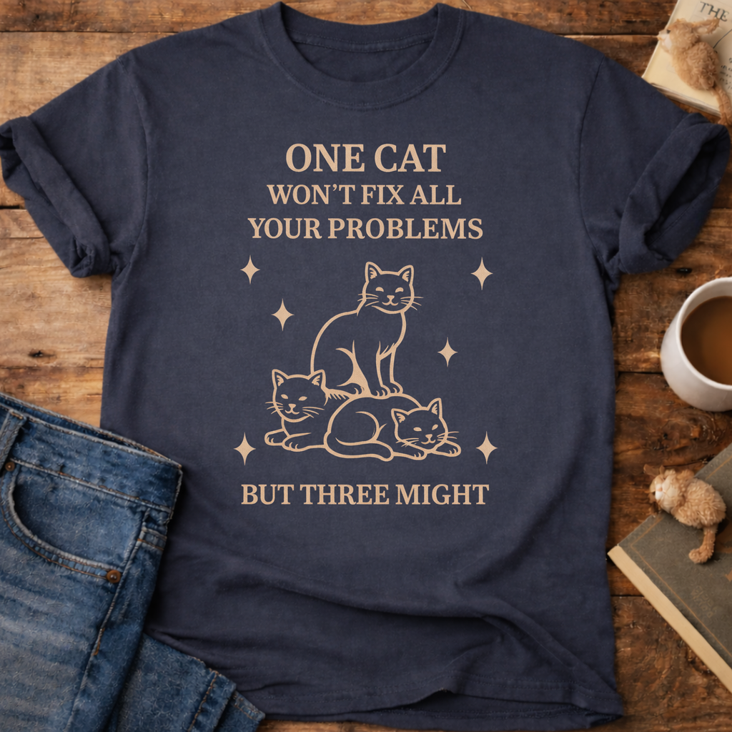 One Cat Won’t Fix It T-Shirt