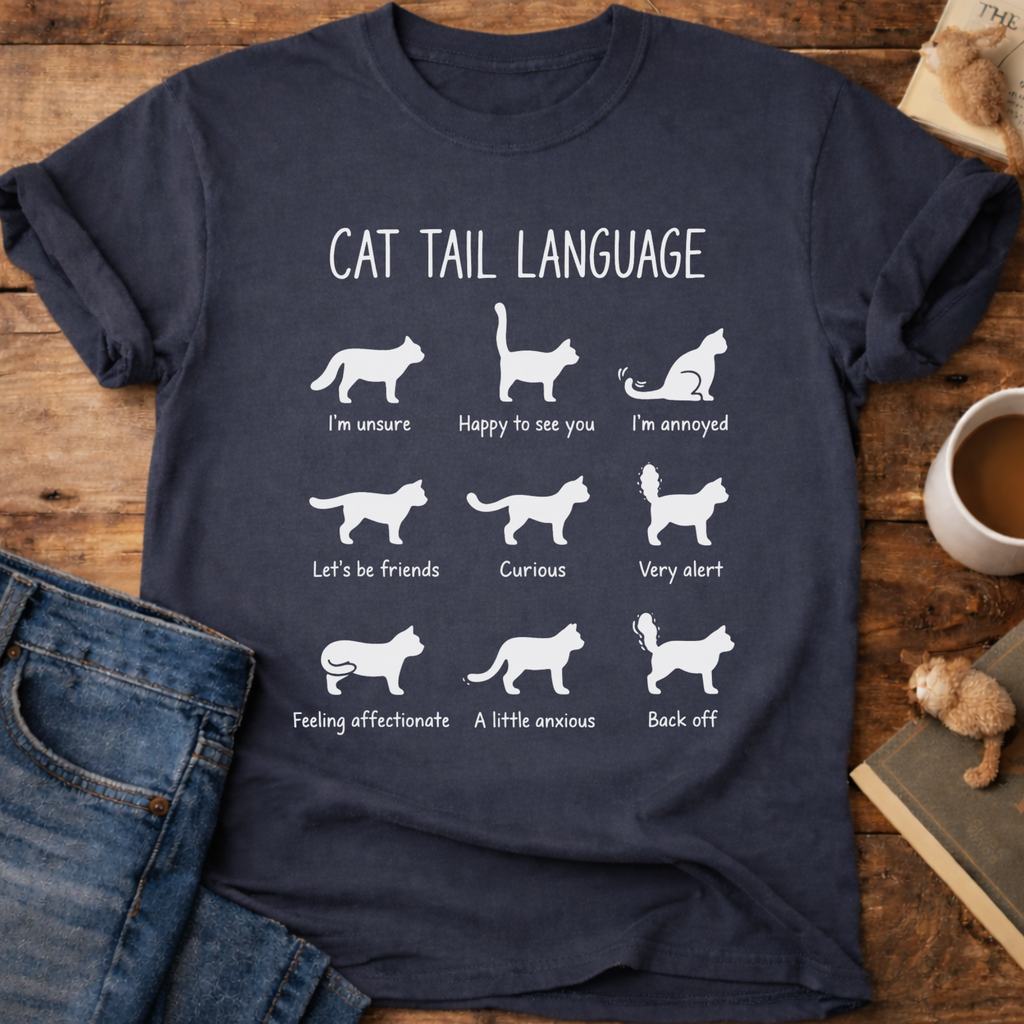 Cat Tail Language T-Shirt