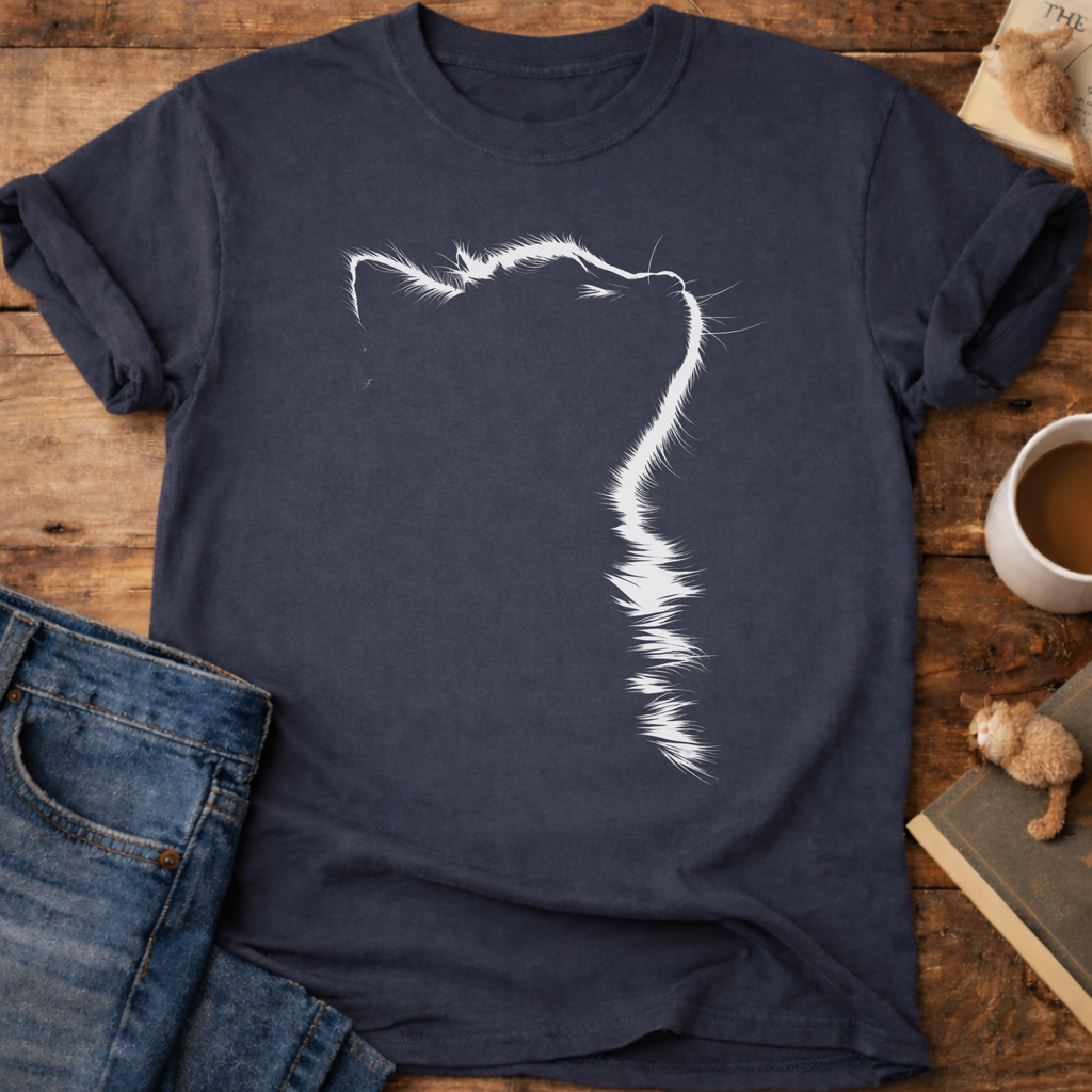 Cat Silhouette T-Shirt