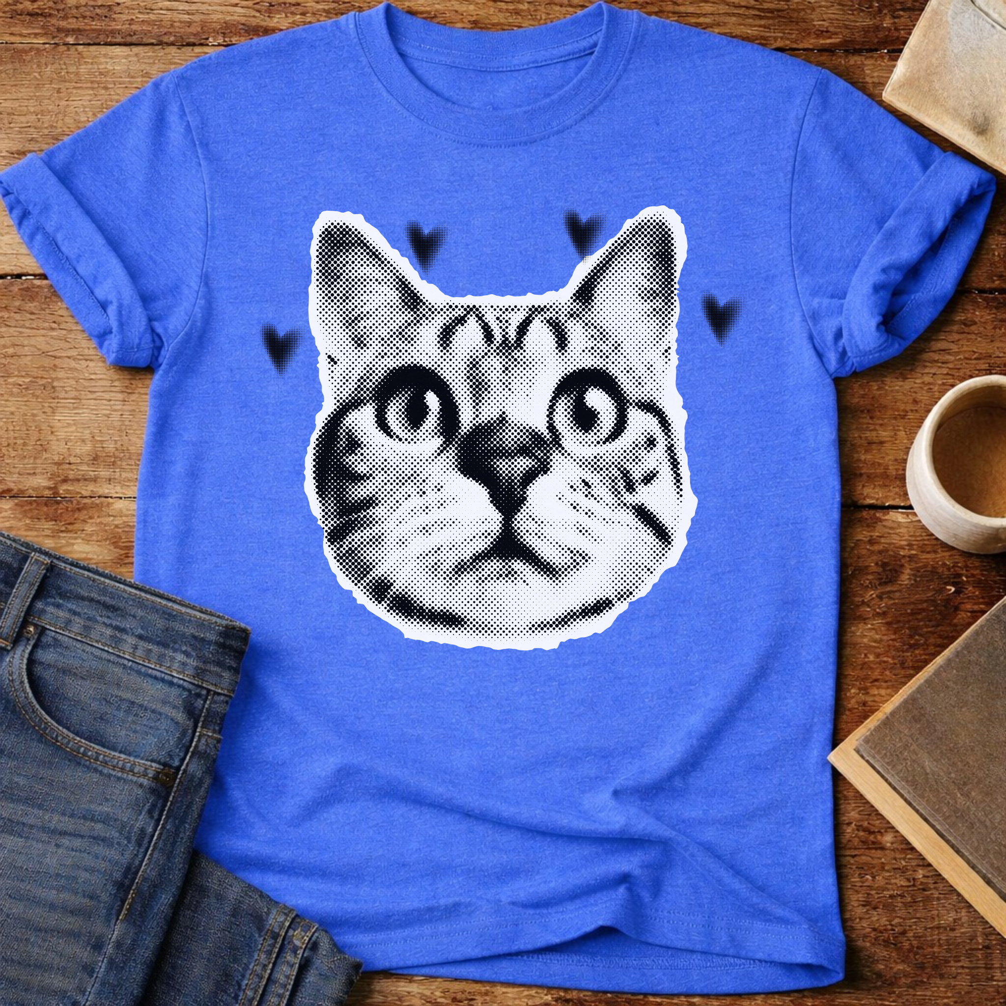 Cute Cat Face T-Shirt
