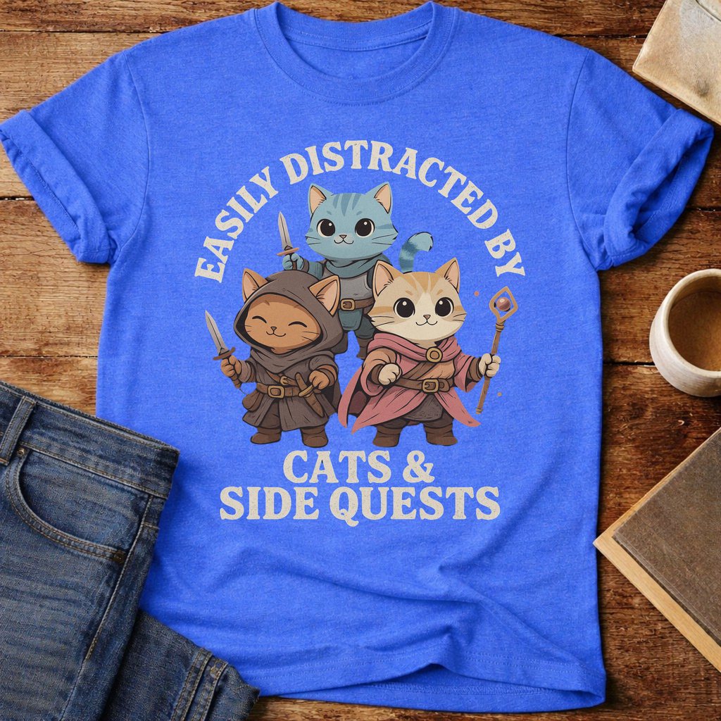 Cats & Side Quests T-Shirt