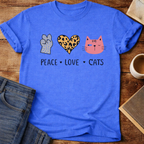 Peace Love Cats T-Shirt