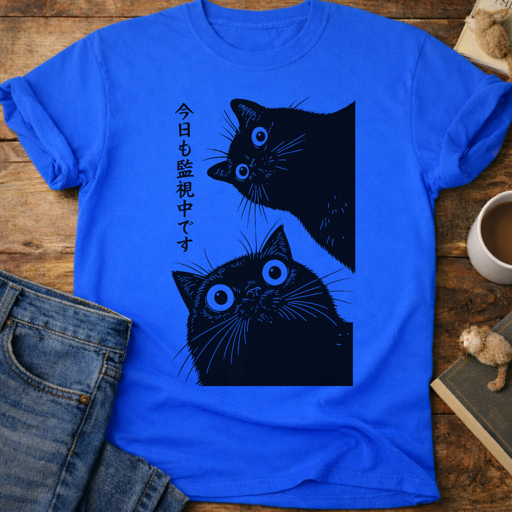 Peek Cat T-Shirt