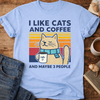 I Like Cats And Coffee T-Shirt