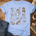 Cowboy Cats Graphic T-Shirt