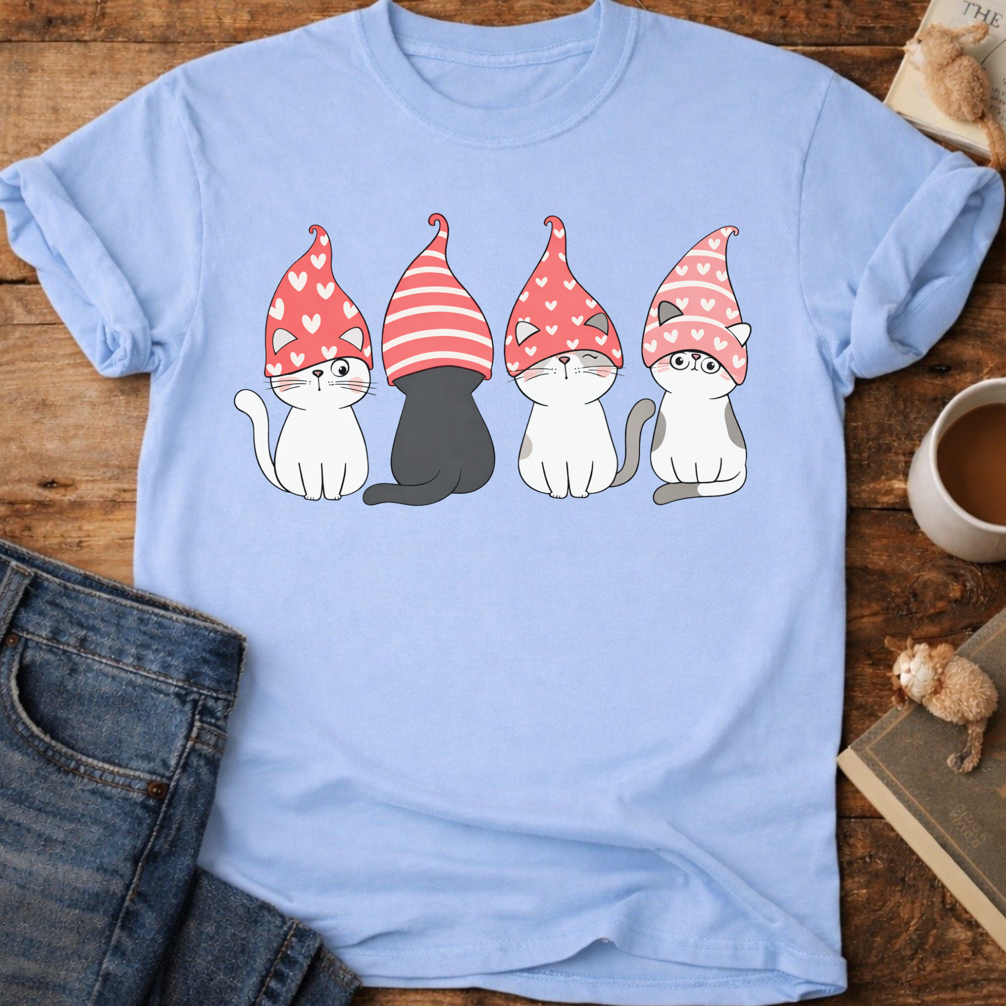 Valentine Cats T-Shirt