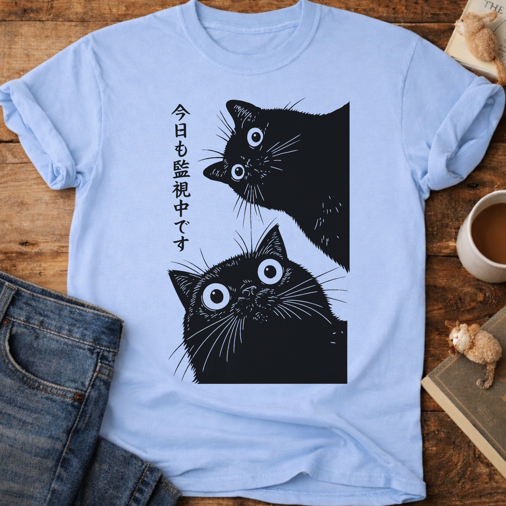 Peek Cat T-Shirt