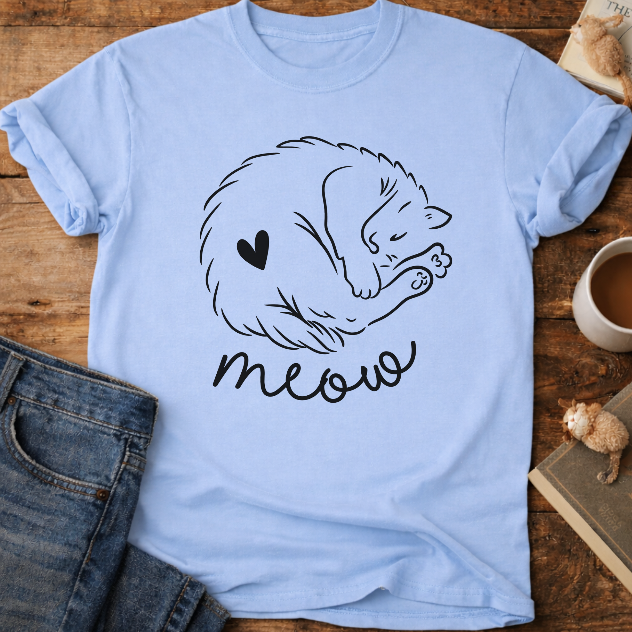 Sleeping Kitty T-Shirt