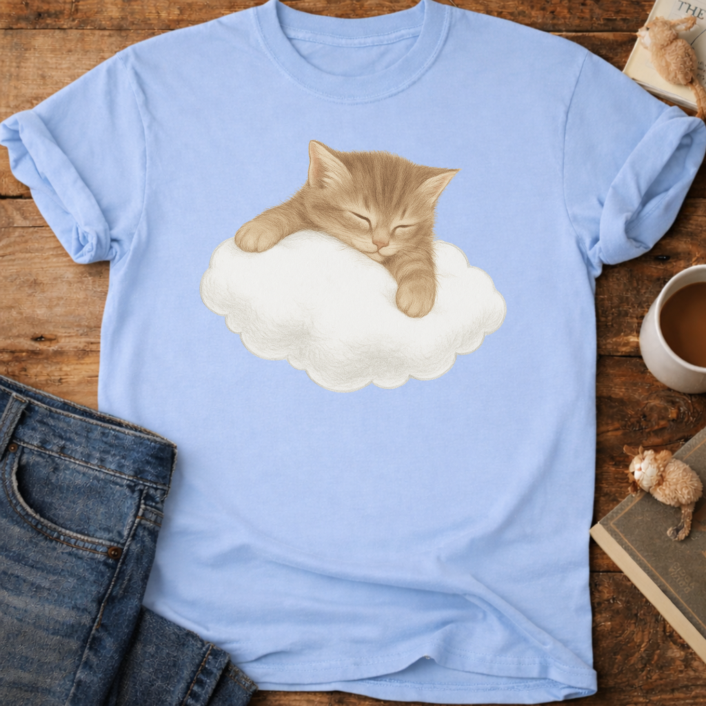 Cat on a Cloud T-Shirt