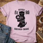 Tokyo Record Store Cat T-Shirt