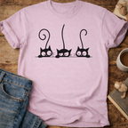 Cute Black Cat Lineup T-Shirt