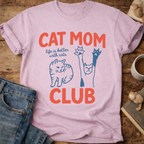 Cat Mom Club T-Shirt