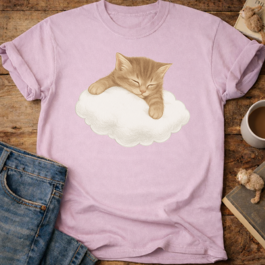 Cat on a Cloud T-Shirt