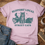 Support Local Street Cats T-Shirt