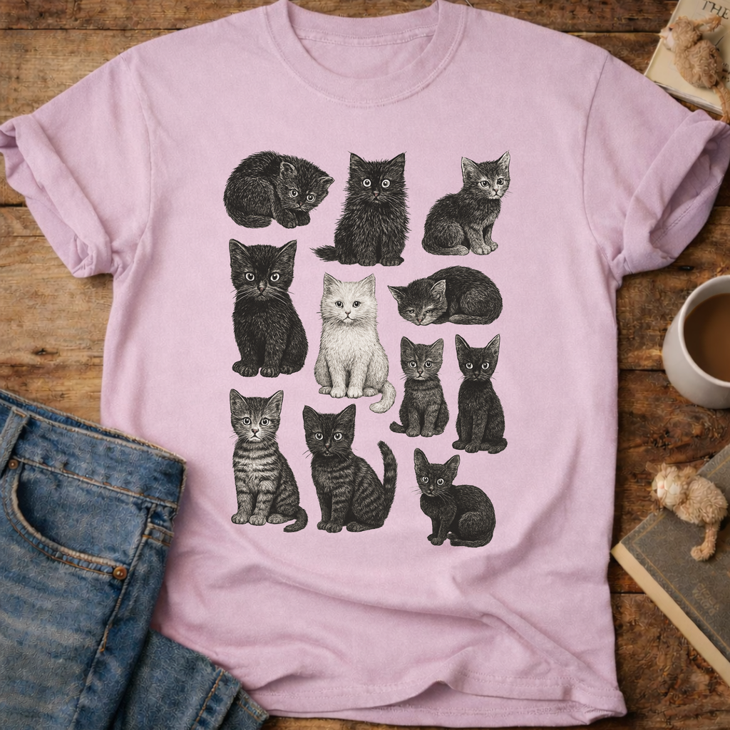 Cat Collage T-Shirt