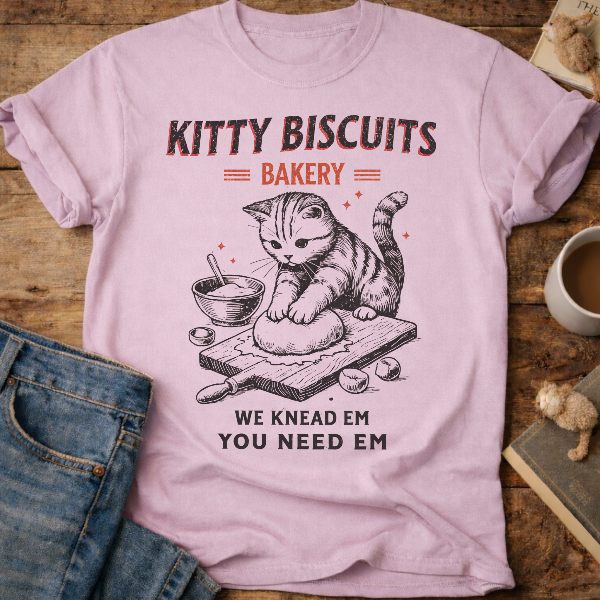 Kitty Biscuits Bakery T-Shirt