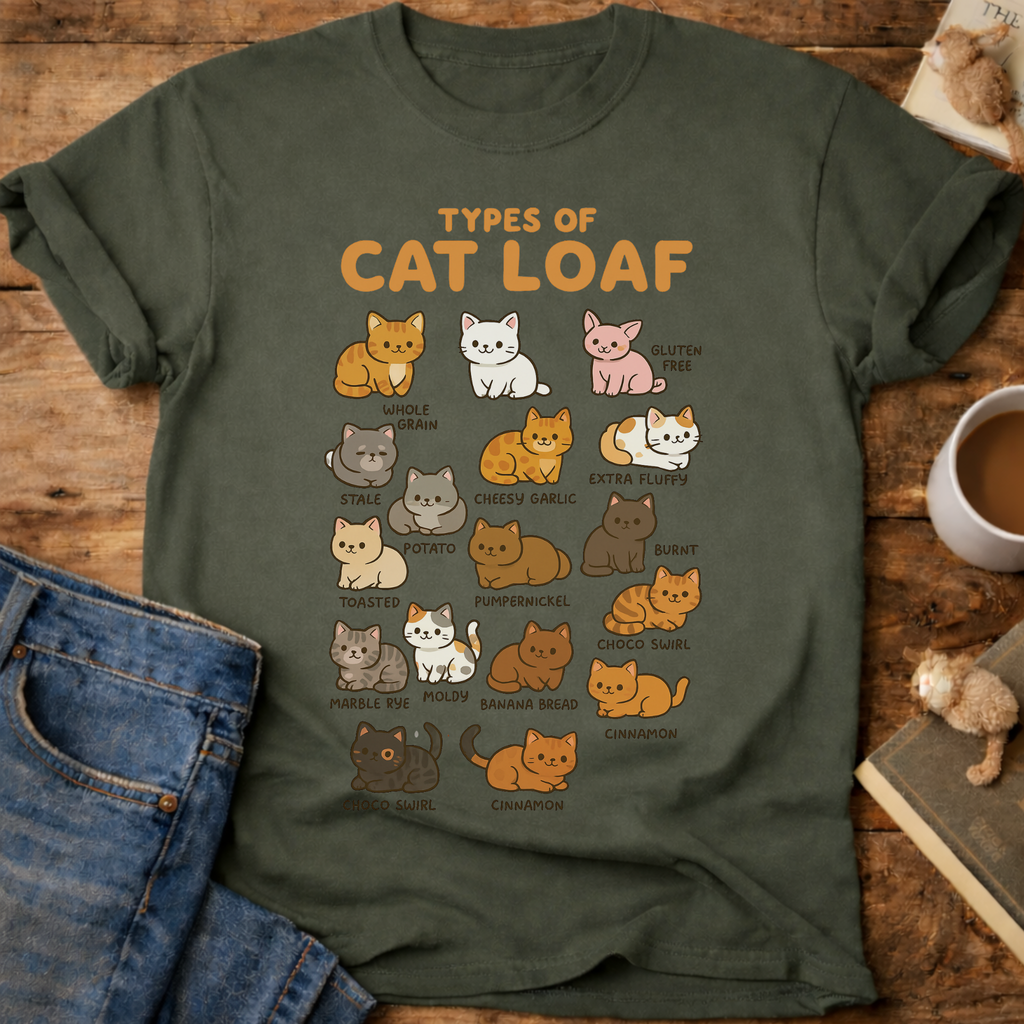 Cat Loaf Chart T-Shirt