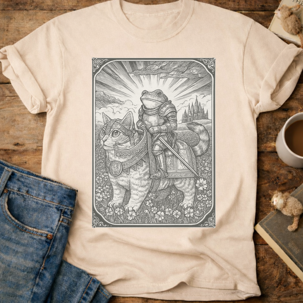 Frog Knight Graphic T-Shirt