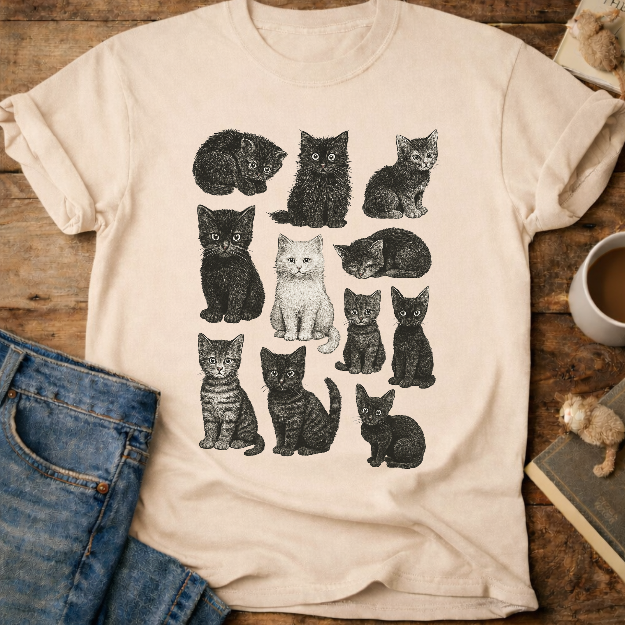 Cat Collage T-Shirt