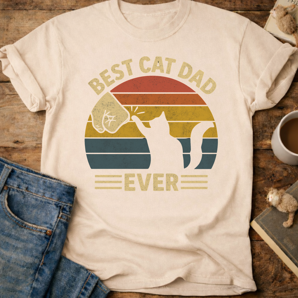 Best Cat Dad Ever T-Shirt