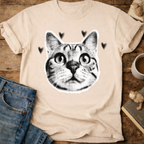 Cute Cat Face T-Shirt