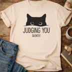 Cat "Judging You Silently" T-Shirt