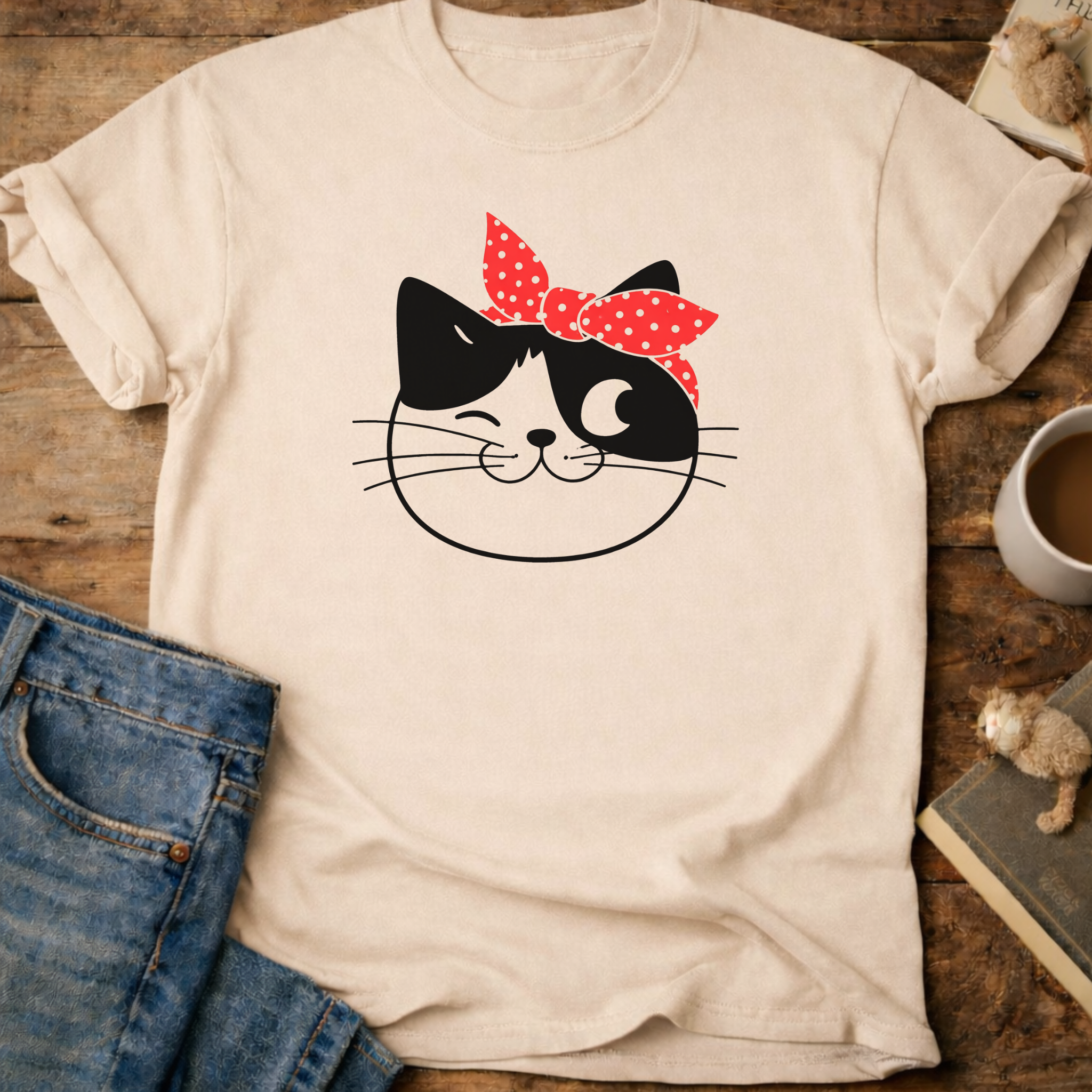 Cat Face T-Shirt