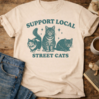 Support Local Street Cats T-Shirt