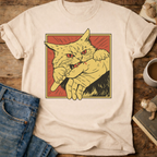 Cat Bite Graphic T-Shirt